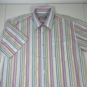VINTAGE Private Member striped shirt, Size L/G